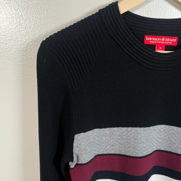 Krimson Klover Soothe Sweater Dress Size Small Black Comfy Travel Athleisure - Picture 4 of 11